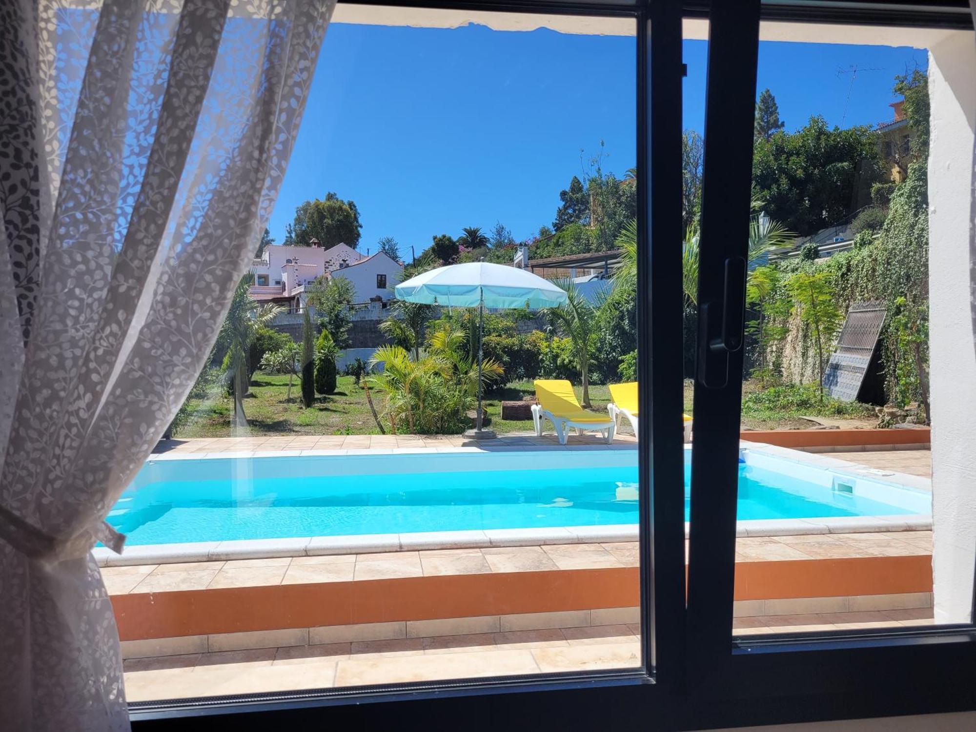 Vila Casa Con Piscina, High-Speed Wi-Fi Y Vistas Santa Brígida Exteriér fotografie